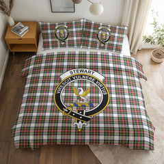 Stewart Dress Modern Tartan Crest Bedding Set