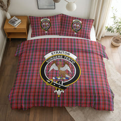 Straiton Tartan Crest Bedding Set