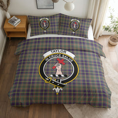 Taylor Weathered Tartan Crest Bedding Set