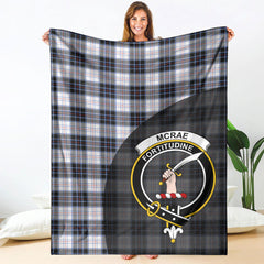 McRae Dress Modern Tartan Crest Blanket Wave Style