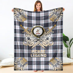 McRae Dress Modern Tartan Gold Courage Symbol Blanket