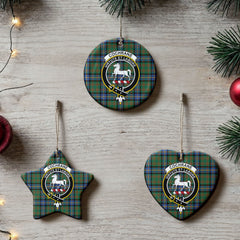 Cochrane Ancient Tartan Crest Christmas Ceramic Ornament