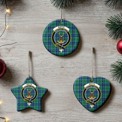 Keith Ancient Tartan Crest Christmas Ceramic Ornament