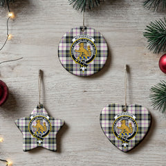 McPherson Dress Ancient Tartan Crest Christmas Ceramic Ornament