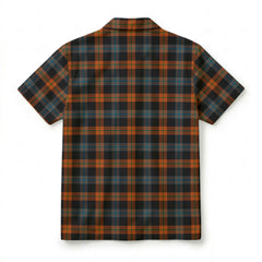 Broun Ancient Tartan Crest Hawaiian Shirt