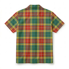 Buchanan Old Sett Tartan Crest Hawaiian Shirt