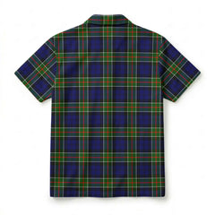 Colquhoun Modern Tartan Crest Hawaiian Shirt