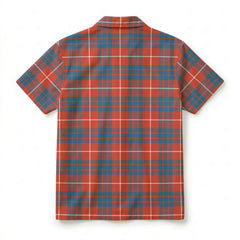 Hamilton Ancient Tartan Crest Hawaiian Shirt