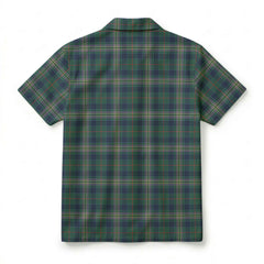 Kennedy Modern Tartan Crest Hawaiian Shirt