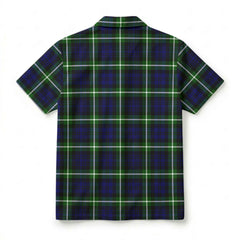 Lamont Modern Tartan Crest Hawaiian Shirt