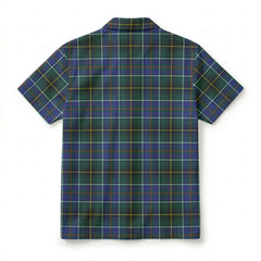 McInnes Modern Tartan Crest Hawaiian Shirt