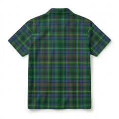 Stewart Hunting Modern Tartan Crest Hawaiian Shirt