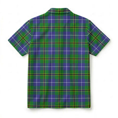 Turnbull Hunting Tartan Crest Hawaiian Shirt