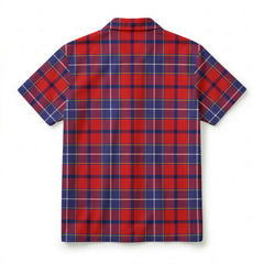 Wishart Dress Tartan Crest Hawaiian Shirt