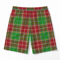 Baxter Modern Tartan Crest Men's Beach Shorts