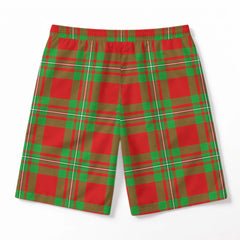 Callander Tartan Crest Men's Beach Shorts