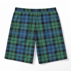 Campbell Ancient 02 Tartan Crest Men's Beach Shorts