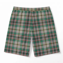 Craig Ancient Tartan Crest Men's Beach Shorts
