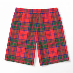 Drummond Modern Tartan Crest Men's Beach Shorts
