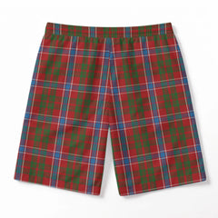 Harkness Dress Tartan Crest Men's Beach Shorts