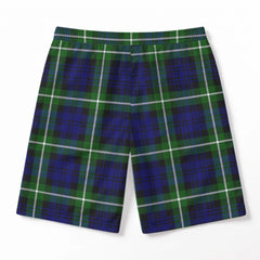 Lammie Tartan Crest Men's Beach Shorts