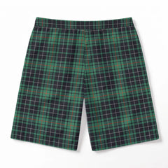 MacAulay Hunting Ancient Tartan Crest Men's Beach Shorts