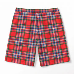 MacFarlane Modern Tartan Crest Men's Beach Shorts
