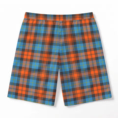 MacLachlan Ancient Tartan Crest Men's Beach Shorts