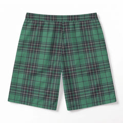 MacLean Hunting Ancient Tartan Crest Men's Beach Shorts