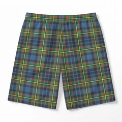 MacLellan Ancient Tartan Crest Men's Beach Shorts