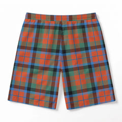 MacNaughton Ancient Tartan Crest Men's Beach Shorts