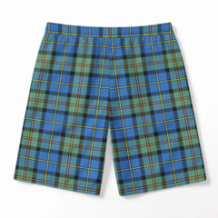 McLeod of Harris Ancient Tartan Crest Men's Beach Shorts