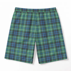 McNeil of Colonsay Ancient Tartan Crest Men's Beach Shorts