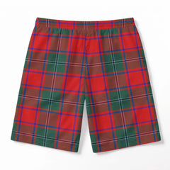 McPhail Clan Tartan Crest Men's Beach Shorts