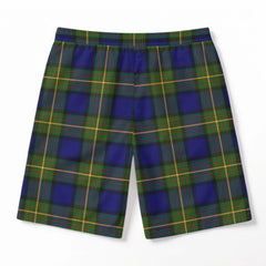 Muir Tartan Crest Men's Beach Shorts