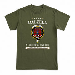 Dalzell Tartan Crest Mischief and Mayhem T-shirt