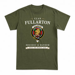 Fullarton Tartan Crest Mischief and Mayhem T-shirt
