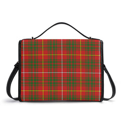 Bruce Modern Tartan Crest Satchel Bag