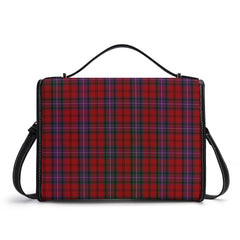 Kelly of Sleat Red Tartan Crest Satchel Bag