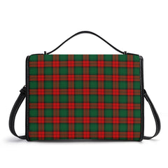 Stewart Atholl Modern Tartan Crest Satchel Bag