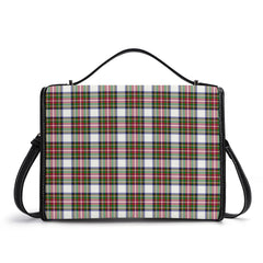 Stewart Dress Modern Tartan Crest Satchel Bag
