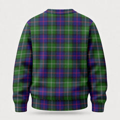 McThomas Modern Tartan Crest Sweater