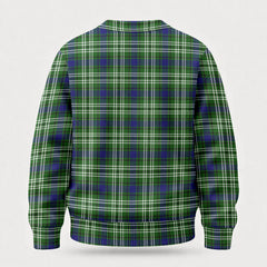 Mow Tartan Crest Sweater