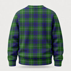 Oliphant Modern Tartan Crest Sweater
