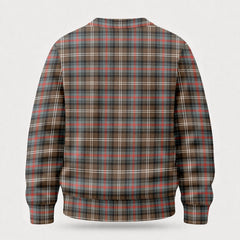 Sutherland Weathered Tartan Crest Sweater