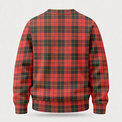 Wallace Weathered Tartan Crest Sweater
