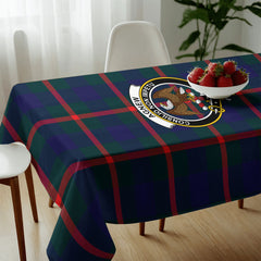 Agnew Modern Tartan Crest Tablecloth