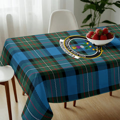 Fergusson Ancient Tartan Crest Tablecloth