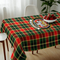 MacLachlan Hunting Modern Tartan Crest Tablecloth