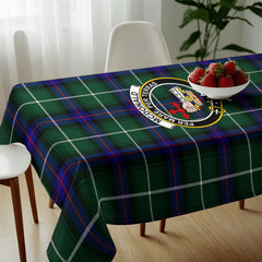 McDonald of the Isles Hunting Modern Tartan Crest Tablecloth
